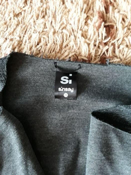 Kardigan Sinsay i bluza ramoneska Warehouse rozm Xl