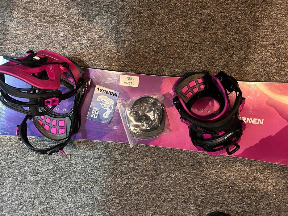 Nowa deska snowboardowa Raven z wiązaniami- tylko 1250 zł/Sklep-Serwis