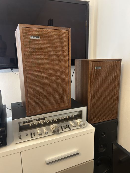 Scott 330 RL рессивер 1978 год.винтажный.