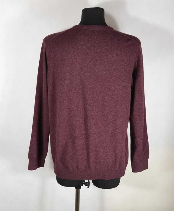 Barbour Essential V’Neck Sweter Męski XL Wełna Oryginalny Super Stan