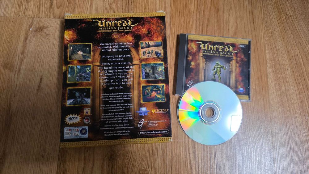 PC UNREAL mission pack premierowe wydanie big box