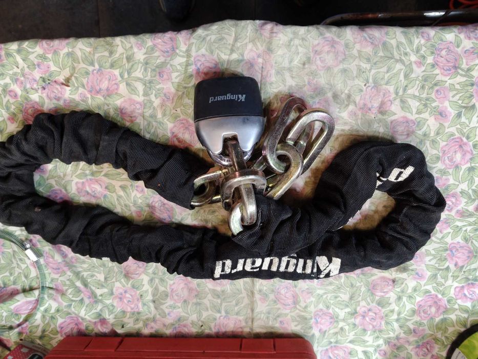 Ланцюг противоугінний- цепь противоугонка KINGUARD 12*12*1500мм 5.2кг