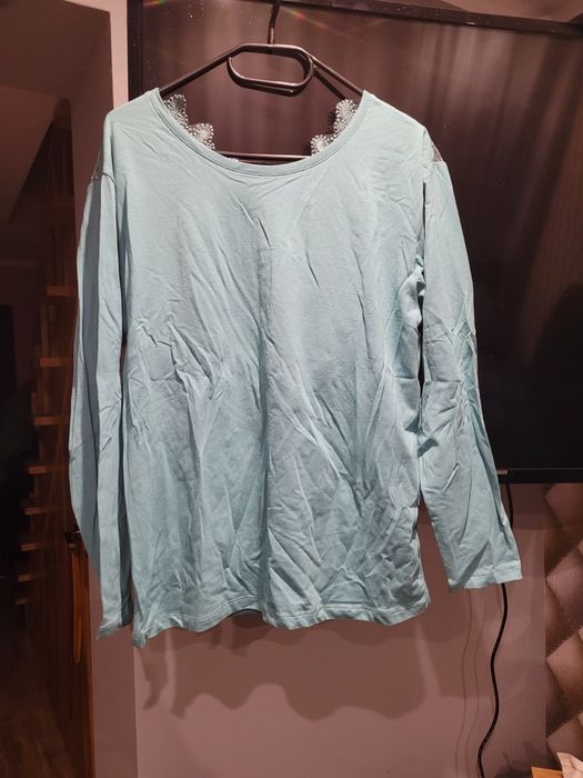 Bluzka damska XL  miętowa nowa