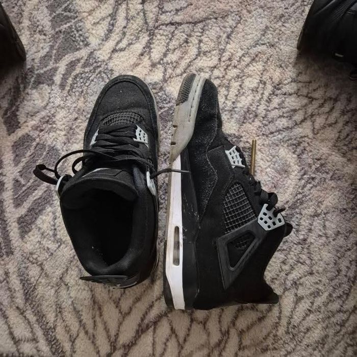 Jordan 4 black canvas