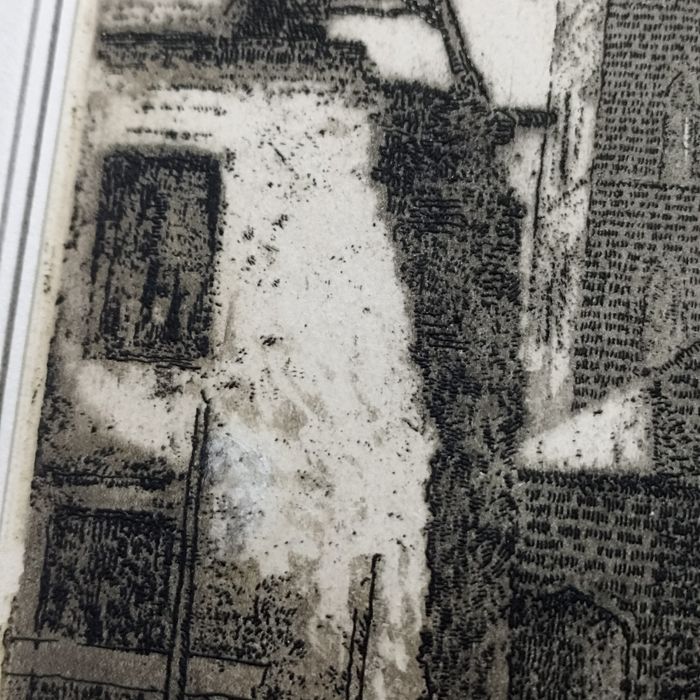 Grafika Józef Pieniążek Kościół Mariacki Kraków 1934 Rok