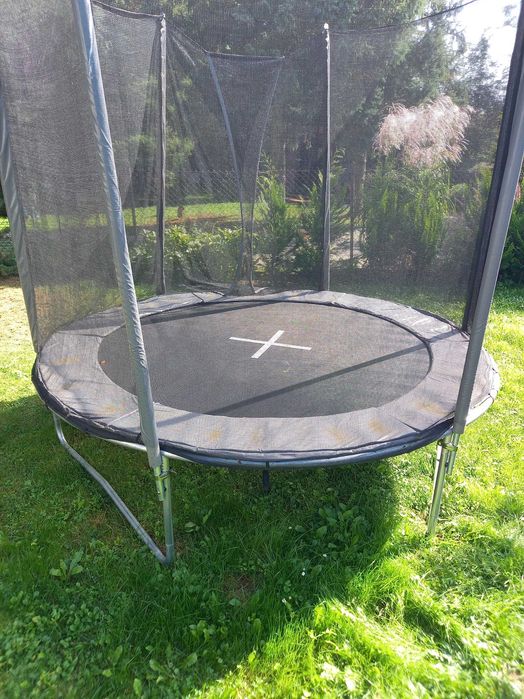 Trampolina z siatką, średnica 250 cm - promocja, nowa cena!