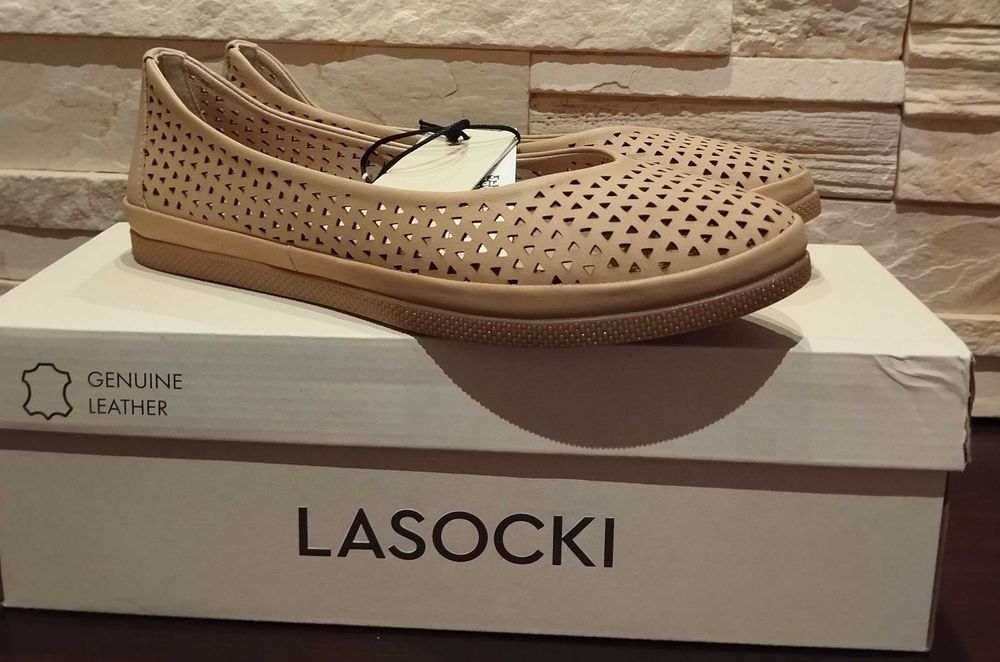 Skórzane baleriny Lasocki r. 37