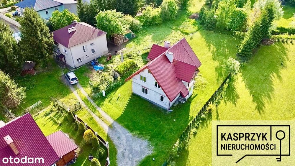Dom w stanie surowym zamkniętym w gminie Rymanów.