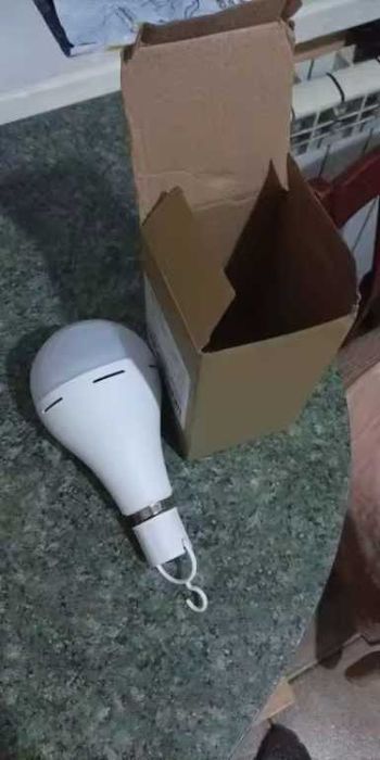 Лампочка з акумулятором Самозаряжающаяся 12 Вт