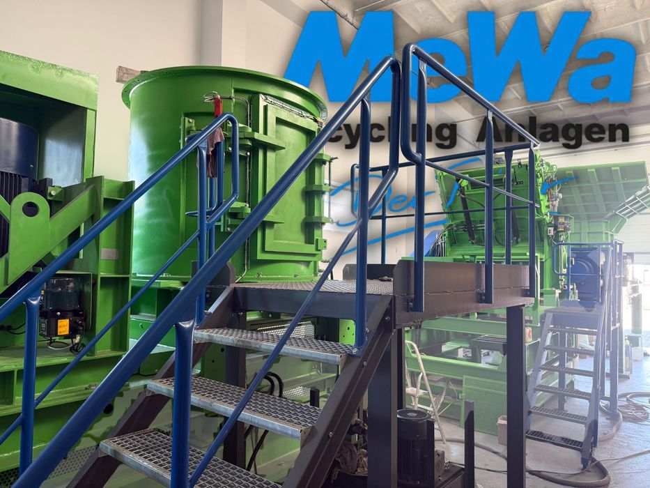 Kruszarka łańcuchowa MeWa UNI-CUT QZ 1600 do recyklingu THM, ANDRITZ