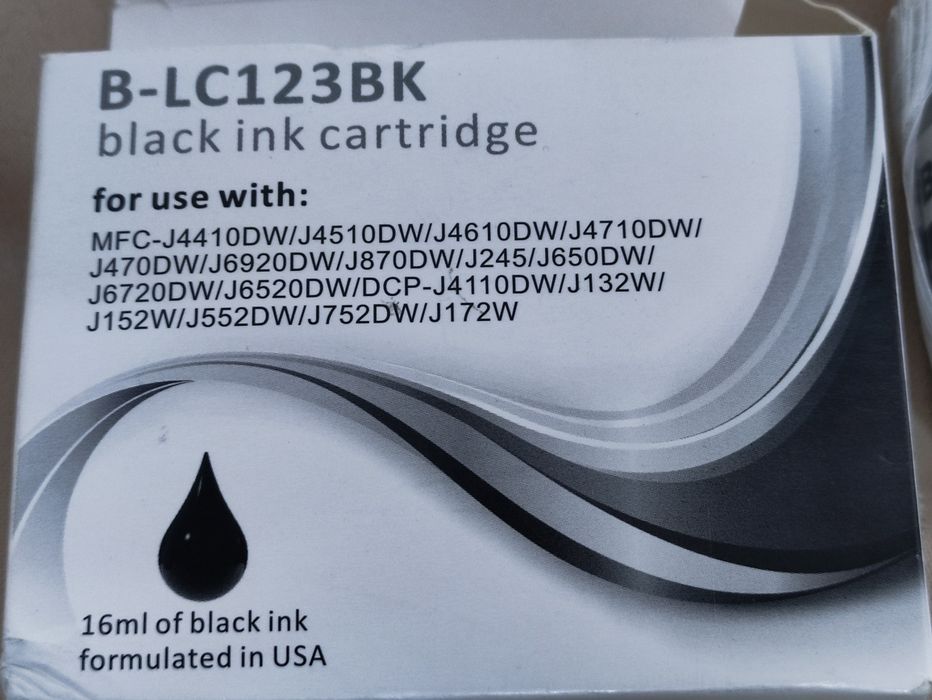 B-lC123BK картридж для Brother