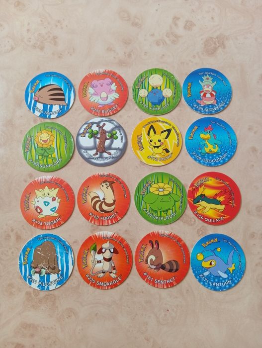 Tazos Pokémon originais Matutano