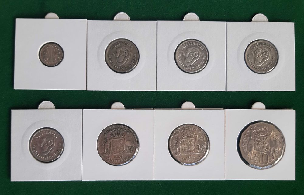 Coleção de (11) moedas - AUSTRÁLIA (10 PRATA)