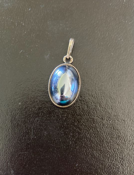 Zawieszka wisiorek srebrny z hematytem