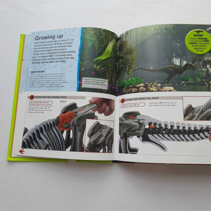 Книга конструктор Make Your Own T-Rex Собери своего Т-Рекса 70см