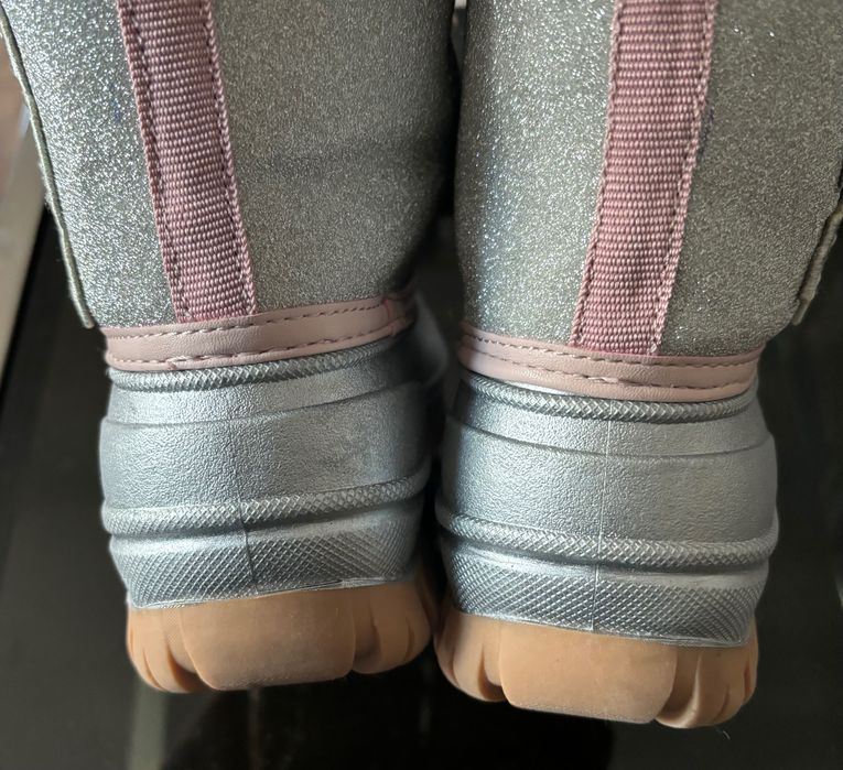 Juicy Couture Śniegowce brokatowe tęczowe NOWE rozmiar 29