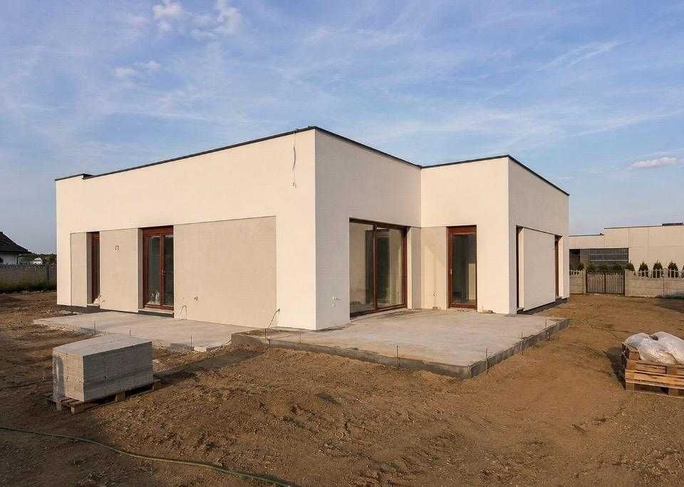 Dom Krotoszyn NOWY deweloperski stan surowy na działce klienta 140m2 OKAZJA