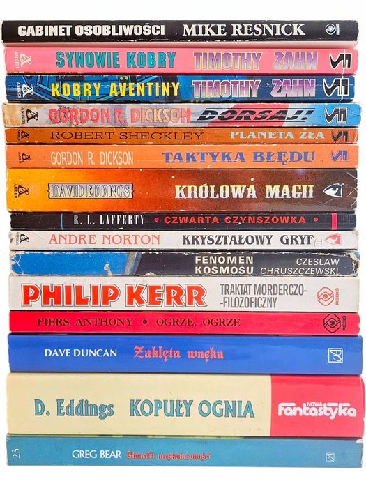 Pakiet 15x Książki Fantastyka Greg Bear Timothy Zahn David Eddings