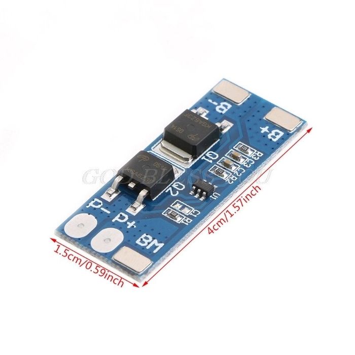 Плата BMS 2S, 8.4v, 8A