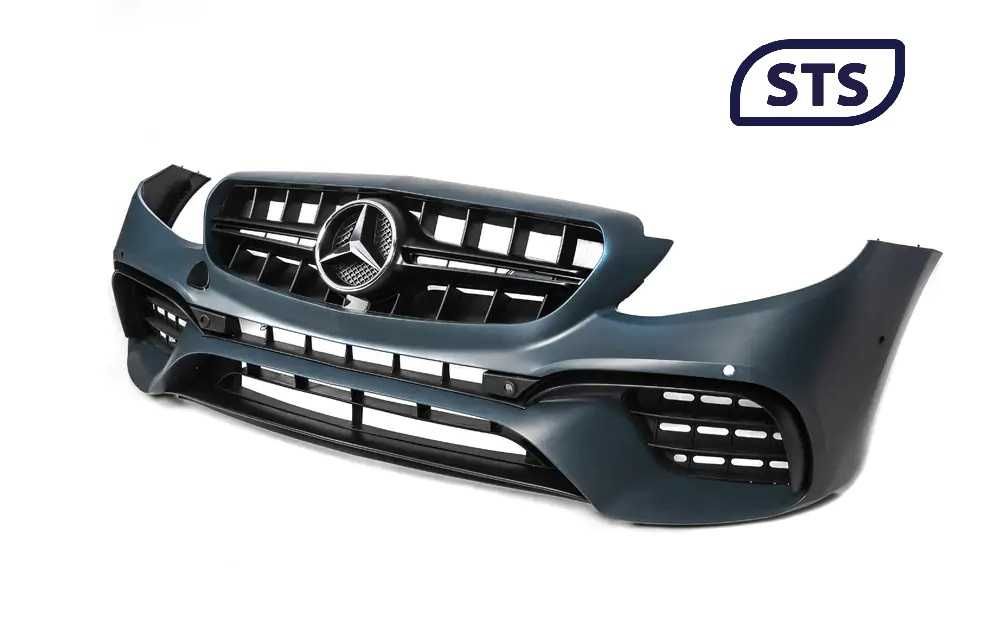 Передний бампер Mercedes W213 AMG E63 стиль Мерседес 2016-2020 г