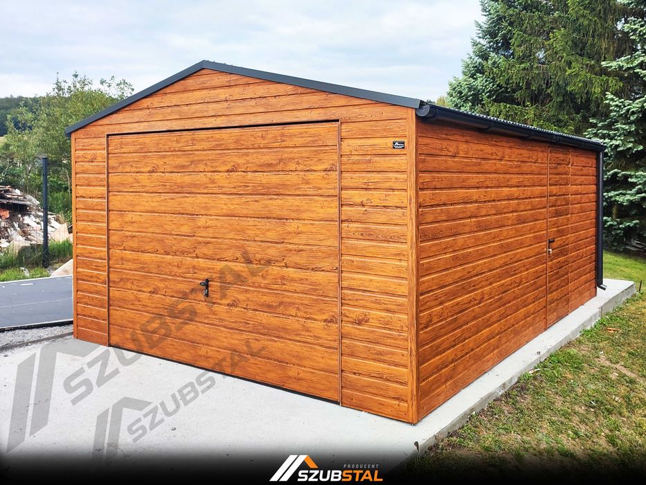 Garaż blaszany 6x5 6x5,80 6x6 PRODUCENT seria Premium Line