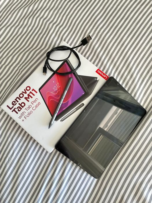 Lenovo Tab M11 128GB + Caneta + Capa Original + Caixa