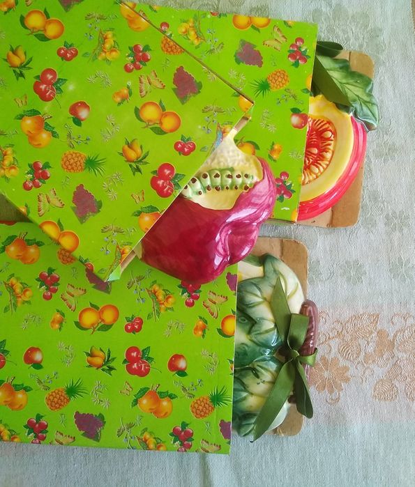 Декор Настінний  з кераміки 3 шт  АКЦІЯ  !Новорічна скидка 20%