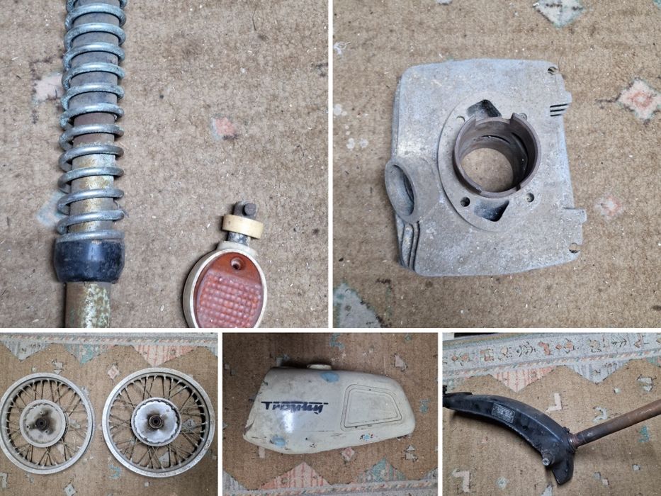 Pozostałości po MZ 250 Trophy 1968