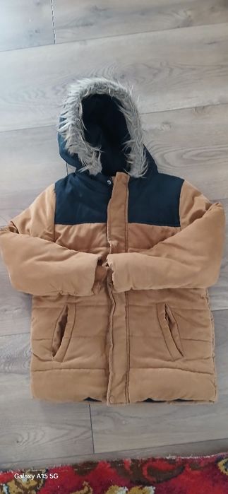 Kurtka zimowa bardzo ciepła chłopięca