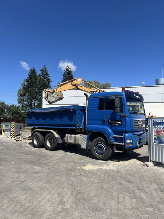 Prace ziemne wykopy rozbiórki transport drogi  koparka wywrotka usługi