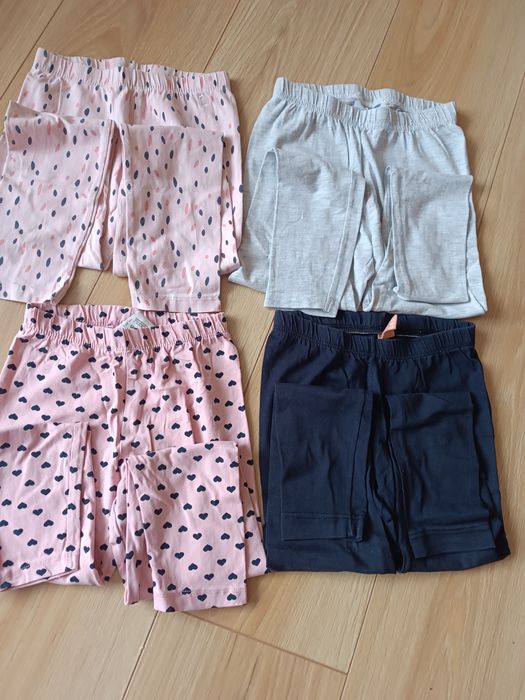 Лосіни по 50 розмір від 116 до 134 та футболки.