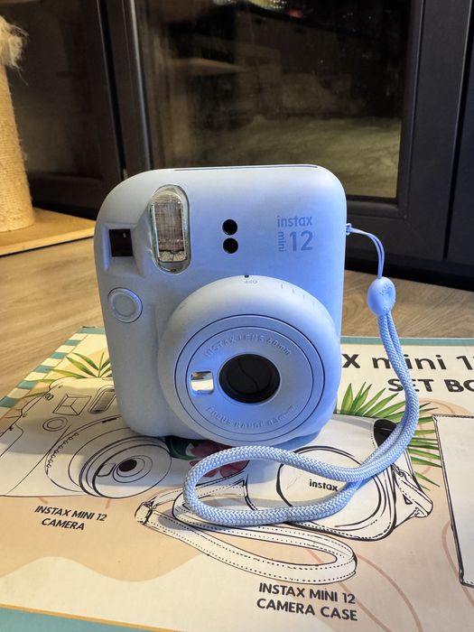 Instax mini 12 set box niebieski