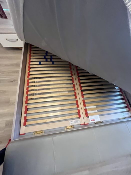 Łóżko z oświetleniem i szafkami nocnymi Rondino 160x200