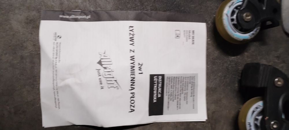 Łyżworolki z decathlonu