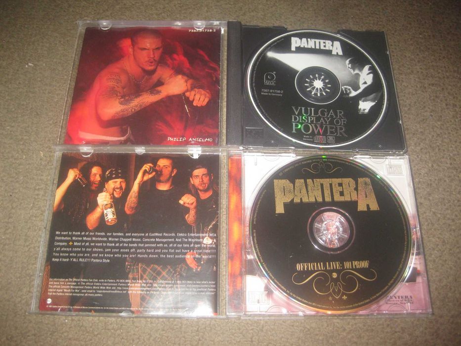 2 CDs dos "Pantera"