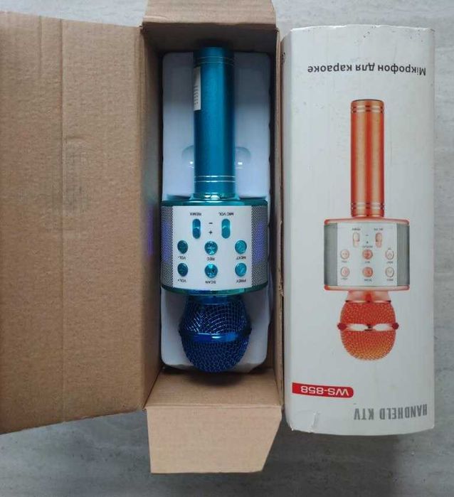 Беспроводный микрофон с функцией караоке WS858 для детей