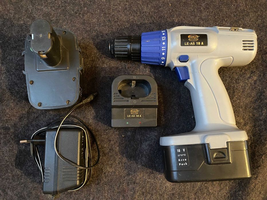 Wkrętarka Einhell z baterią i ładowarką