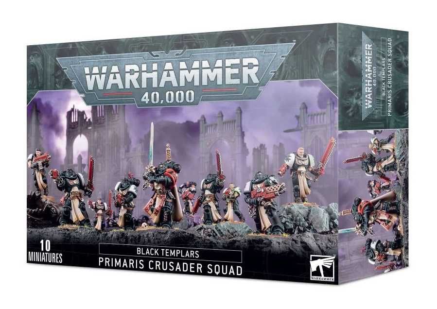 Warhammer 40000 Black Templars Primaris Crusader Squad