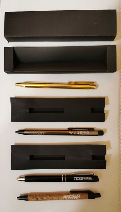 Długopisy kolekcjonerskie cztery sztuki