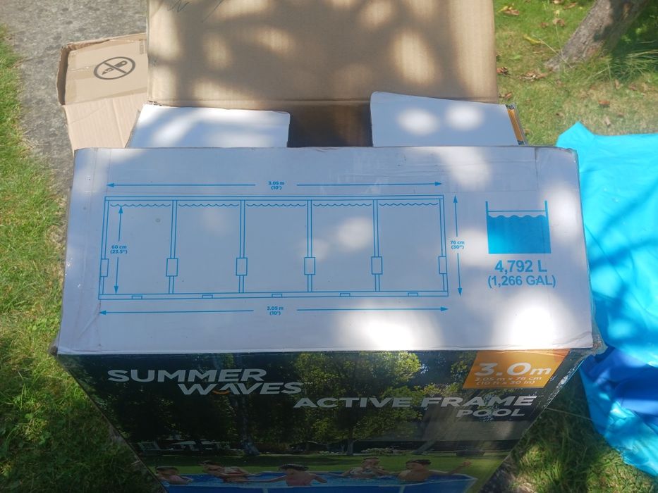 Stelaż basenu 3,05x76 cm