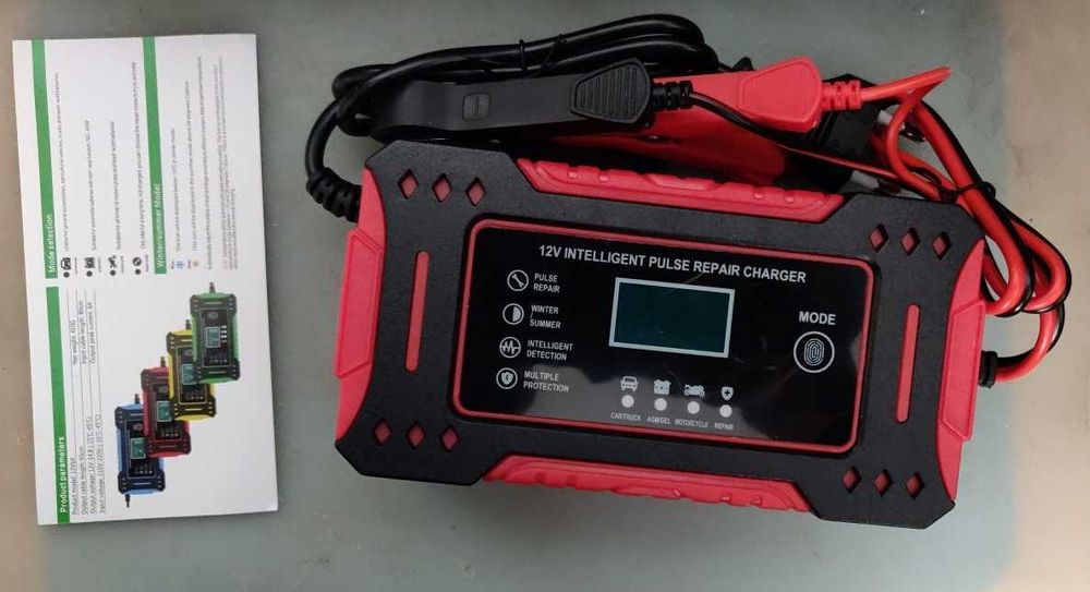 Carregador Baterias Carro / Mota / AGM-GEL