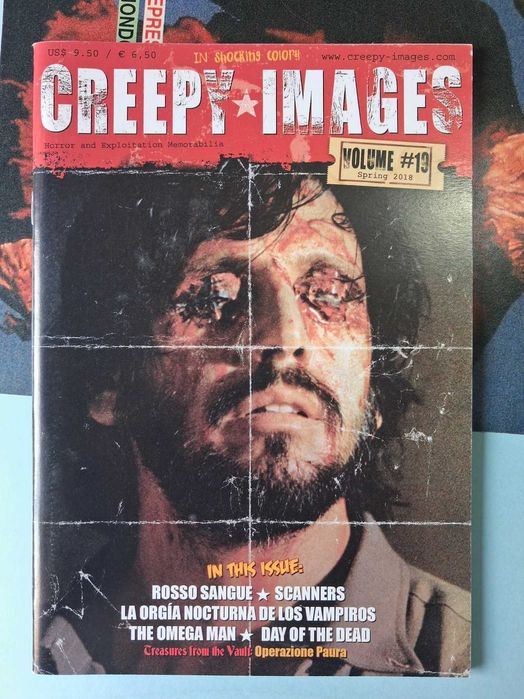 6 Revistas Antigas de Cinema de TERROR . ver fotos. Preço do lote.