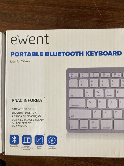 Teclado e-went bluetooth novo