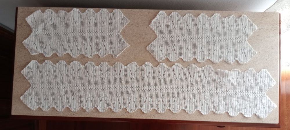 Conjunto em crochê para quarto