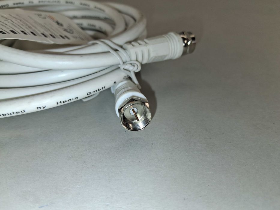 N115 Kabel SAT Hama 3m Wtyk Quick F 100 dB HD Gotowy Na 4K