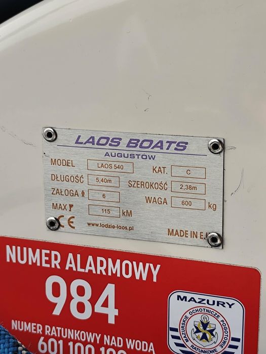 Łódź  motorowa Laos 540