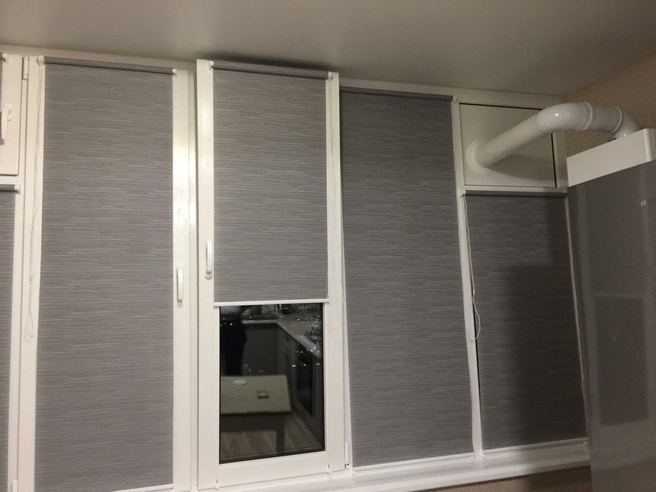 Жалюзі день ніч , ролети на вікна , день - ночь , римская штора