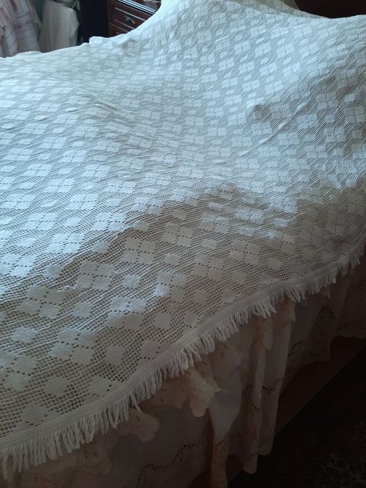 Toalha em renda de tear