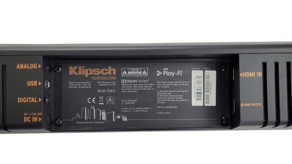 Belka soundbara Klipsch RSB-8