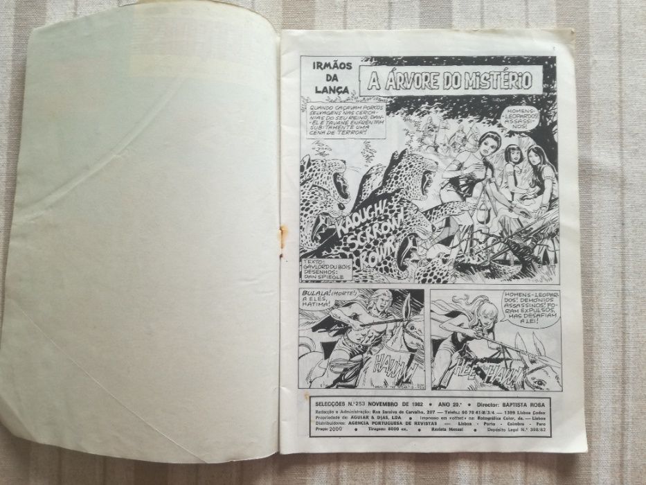 Livro Selecções - Irmãos da Lança 1982